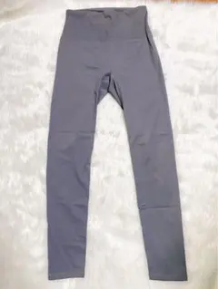 L ライトグレー スポーツレギンス ヨガウェア フィットネスパンツ ヨガパンツ