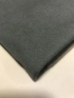 【在庫限り】　日本製　2ｍ　ヴィンテージカーキ　オックス　生地　ハギレ