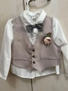 キッズ フォーマル ベスト シャツ パンツ セット