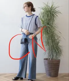 AMERICAN HOLIC バイカラーボーダーカットプルオーバー