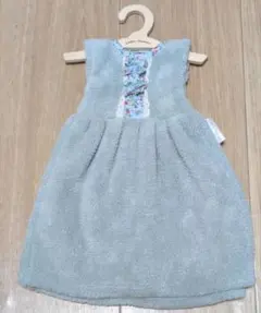 グリーンのドレス型タオル