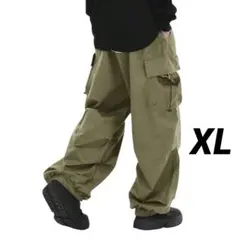 カーキ カーゴパンツ