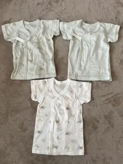 短肌着　3枚セット　50サイズ