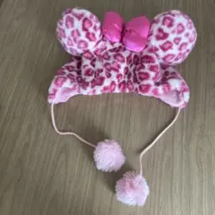 ディズニー ミニー ファンキャップ ヒョウ柄 ピンク　ディズニーランド　豹柄のサムネイル