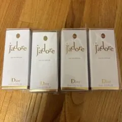 Dior j'adore Eau de Parfum 5ml 4本セット