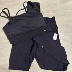 最終値下げ【SUKALA】ecoアシンメトリークロスブラトップ、レギンス　セット