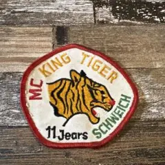 80年代　ビンテージ　MC ワッペン　タイガー　虎
