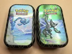 【海外】ザルード　缶ダメカンケース　mini tin ポケモンカード まとめのサムネイル