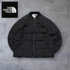 【1419】ホワイトレーベル韓国規格ザノースフェイスボンバージャケットL黒ロゴ