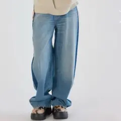 ロデオクラウンズ ワイド ルーズデニム