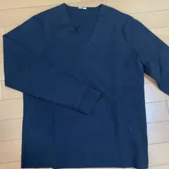 UNIQLOミラノリブＶネックセーター