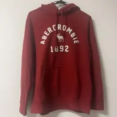 ABERCROMBIE レッド フード付きパーカーのサムネイル