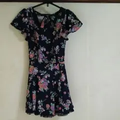 花柄のワンピース