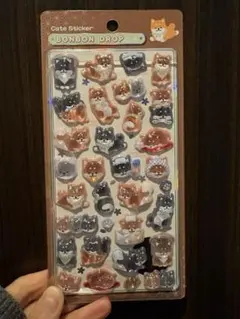 【正規品】ボンボンドロップシール　和柄　芝犬