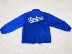 【美品】MLB公式 ドジャース コーチジャケット Mサイズ 刺繍ロゴ 両面刺繍のサムネイル