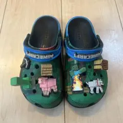 クロックス Minecraft キャラクター付き 18cm