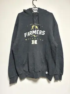 Russell Athletic カレッジロゴ パーカー グレー US 古着