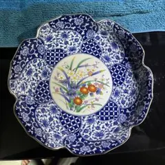 邦浩窯（くにひろがま）　29センチ大皿　美濃焼　花柄菓子鉢のサムネイル
