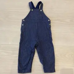 PETIT BATEAU オーバーオール　⭐︎ストライプ柄ボトム