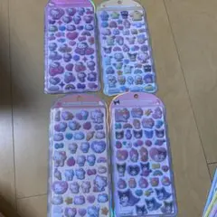 正規品　サンリオコットンパフィーシール4枚セット