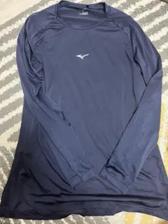 ネイビー 長袖 アンダーシャツ