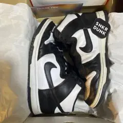 SNKR DUNK ブラック/ホワイト ハイカット