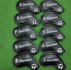 TaylorMade アイアン用 ヘッドカバー 10個セット 黒 マグネット - メルカリ