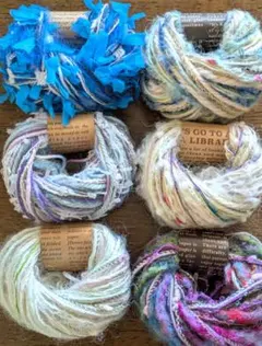 ファンシーヤーン 編み物