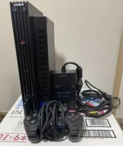SONY PlayStation 2 本体 コントローラー2台付き