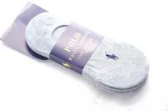 POLOポロラルフローレン【3足セット／グレー／レディース】フットカバー【新品】