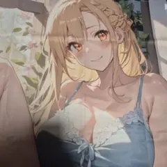 ソードアートオンライン美少女（アスナ）ドでか タペストリー