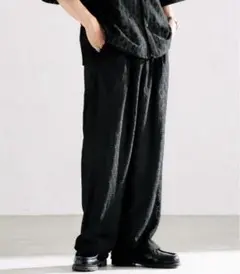 【ZOZO完売品】Epnok レースシアールーズパンツ ブラック S