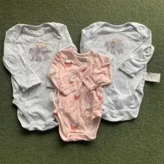 【UNIQLO】ベビー肌着 3点セット 60,70,80cm
