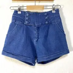 INGNI イング ハイウエストデニムショートパンツ Mサイズ