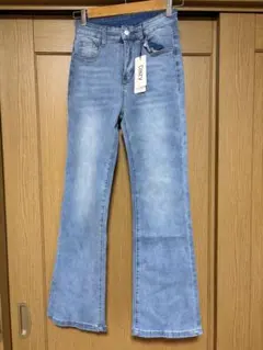 Dazy フレアデニムパンツ M ライトブルー