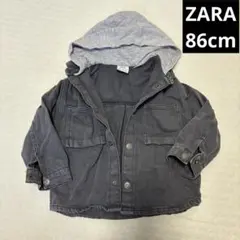 ZARA フード付きジャケット 86cm