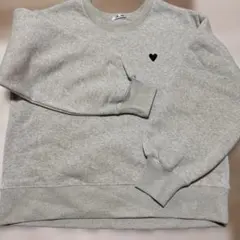 GeeRA ワンポイント裏起毛トレーナー