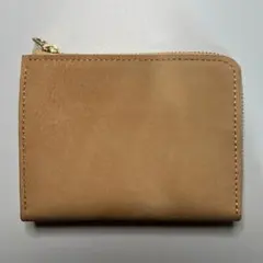 コンパクトウォレット　L字ファスナー　イタリアンレザー
