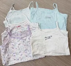 まとめ売り　女の子　キャミソール　タンクトップ肌着　サイズ120 5枚セット