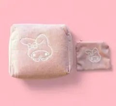 韓国　サンリオ　公式商品　マイメロディ　ポーチ　ピンク　2個セット
