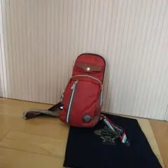 Orobianco ボディバッグ レッド ブラウン
