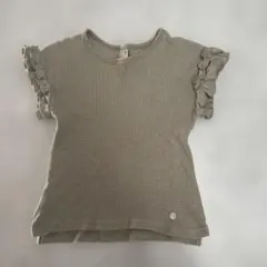 プティマイン　110 リブトップス　フリル