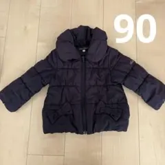 BeBe ダウンジャケット 90 ネイビー
