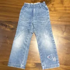ファミリア100cmキッズ⭐︎ウエストゴム入りデニムパンツ