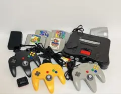 NINTENDO64 本体とゲームソフト、コントローラーセット