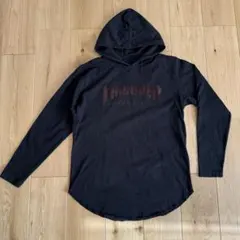THRASHER フード付き長袖カットソー ブラック M 別注のサムネイル