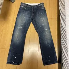 TOMMY HILFIGER ペイント バギージーンズ