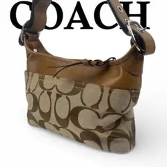美品✨ COACH コーチ ワンショルダーバッグ 肩掛け シグネチャー