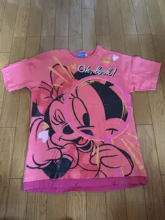 ディズニー ミニーマウス　Tシャツ Mサイズ ピンク
