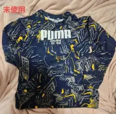未使用 PUMA トレーナー 裏起毛 150cm ネイビー